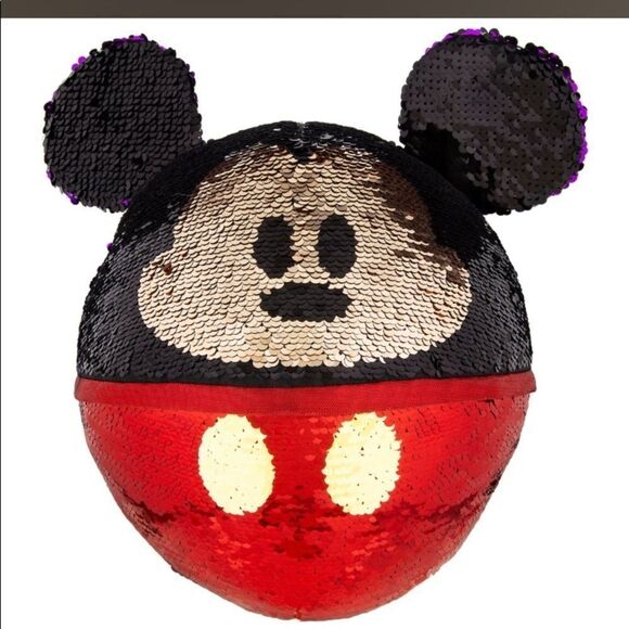 Disney Plush - Mickey Mouse Reversible Sequined - Picture 1 of 2